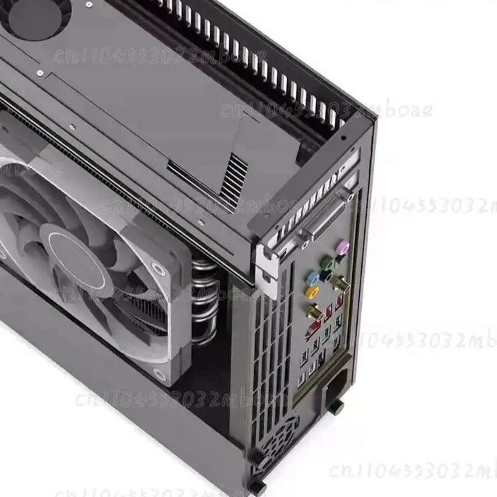 Sff Mini Itx Cnc Aluminum Chassis - 4.9L CNCアルミ合金製ミニITXケース、Flex ATX 1U PSU、ハーフハイトGPU、SFFコンピューターシャーシ対応