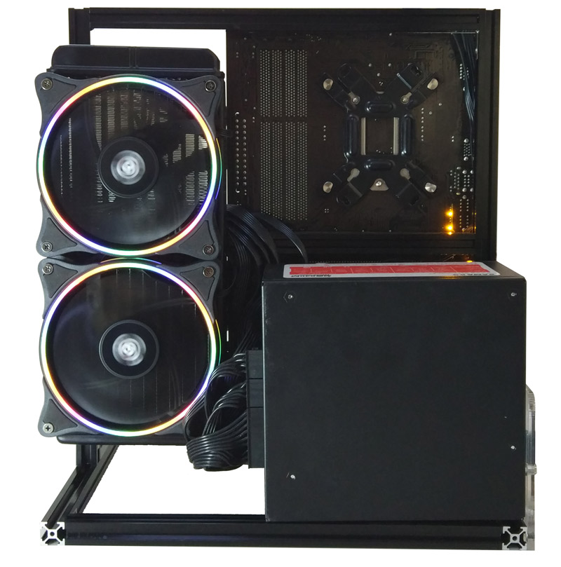 Itx,matx,atx,オープンフレーム,エアケース,ht - Aluminum Open Frame Test Bench Water Cooling のレビューと価格