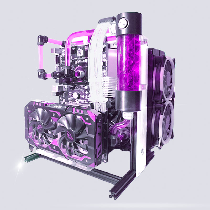 Itx,matx,atx,オープンフレーム,エアケース,ht - Aluminum Open Frame Test Bench Water Cooling のレビューと価格